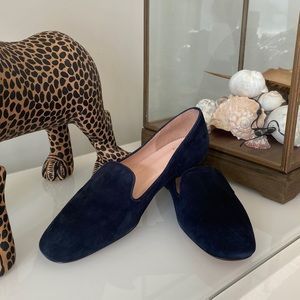 J.Crew Smoking Slipper in Dark Pacific 9M
